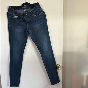 Maurices Dark Blue Skinny Jeans for Women